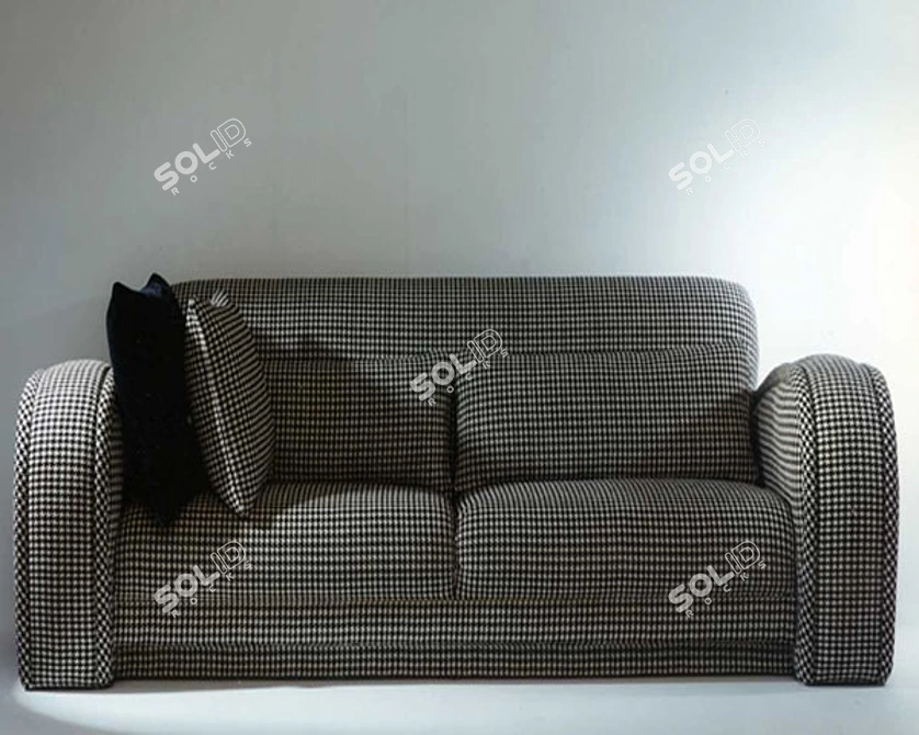 Modern 3D Sofa Design 3D model image 1