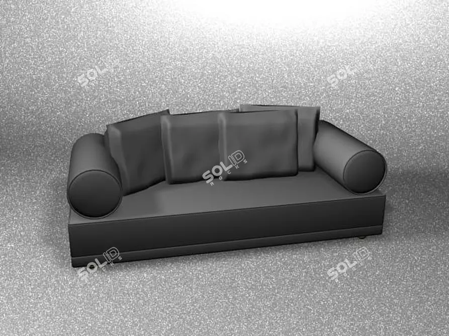 Classic Comfort Sofa 3D model image 1