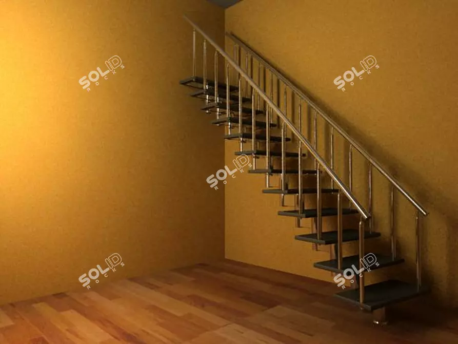 Versatile Modular Staircase 3D model image 1