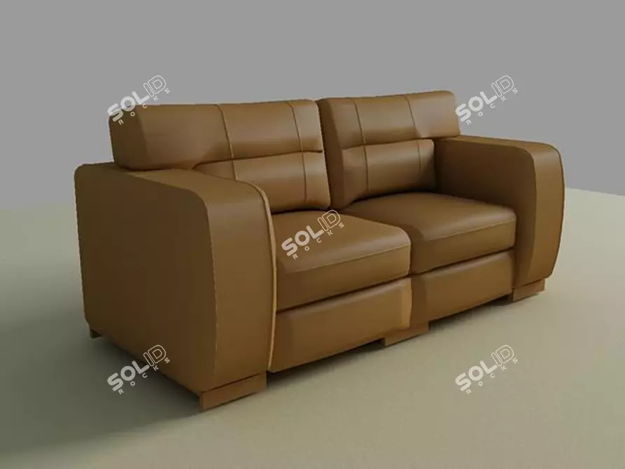 Nikoletti Sofa: Comfort in Style 3D model image 1