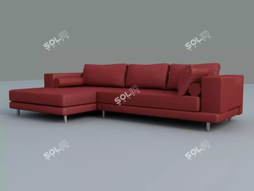 Modern Nikoletti4 Sofa 3D model image 1