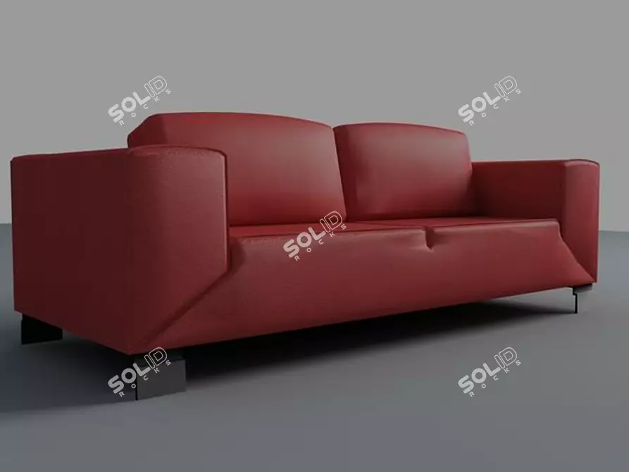 Nikoletti5 Sofa: Luxury and Comfort 3D model image 1