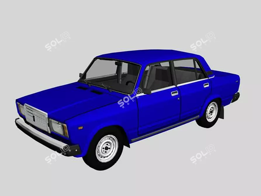 Vaz-2107 with 3DS Max 3D model image 1