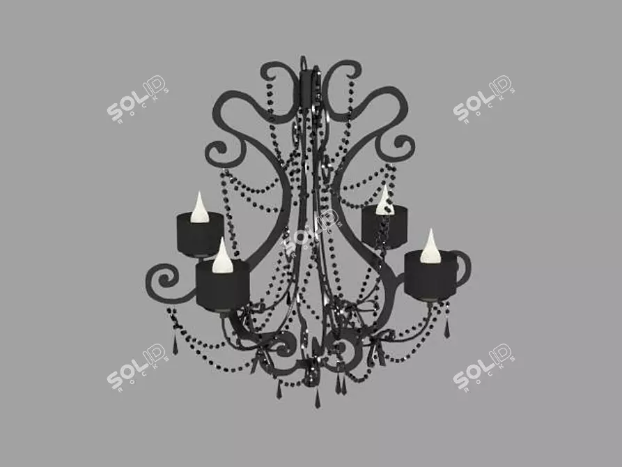 Ego Chameleon Chandelier 3D model image 1