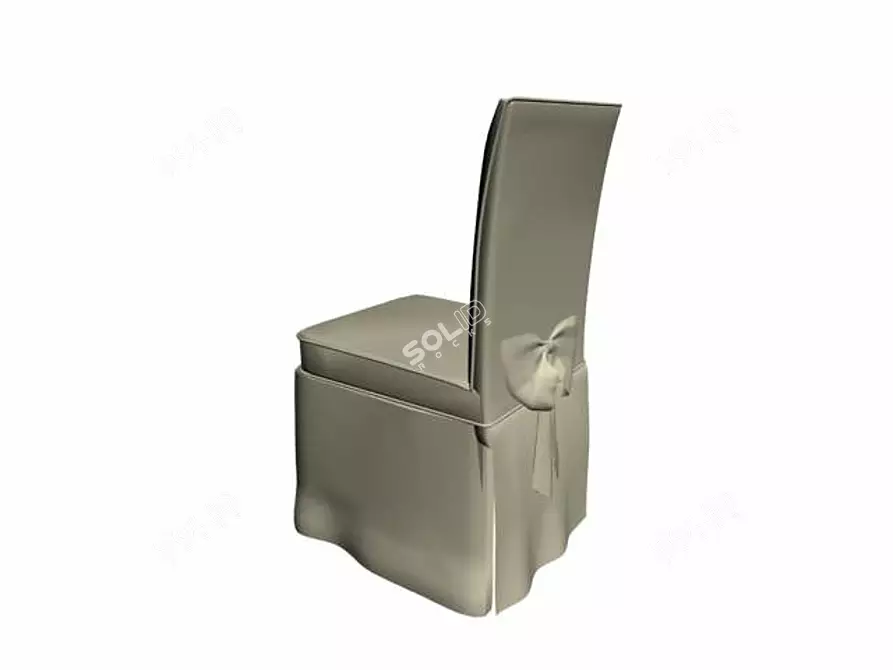 Bow-Tied Chair 3D model image 1