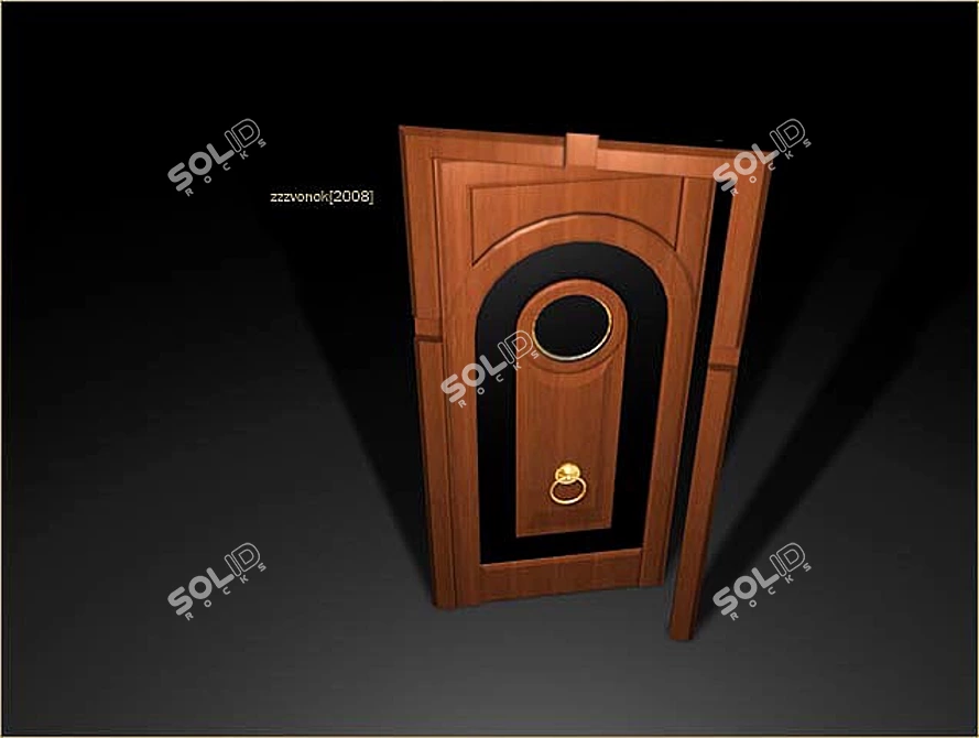 Classic Door 3D model image 1