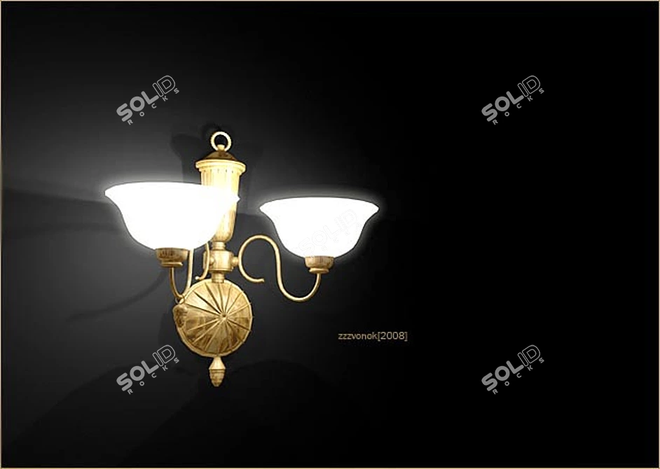 Classic Wall Sconce 3D model image 1