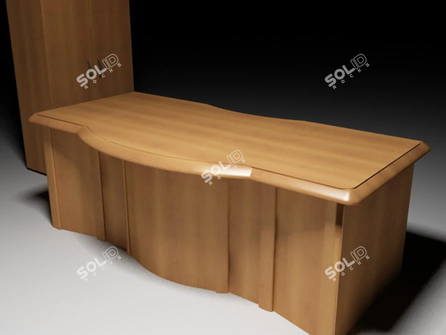 Italian Lipari Office Furniture 3D model image 1