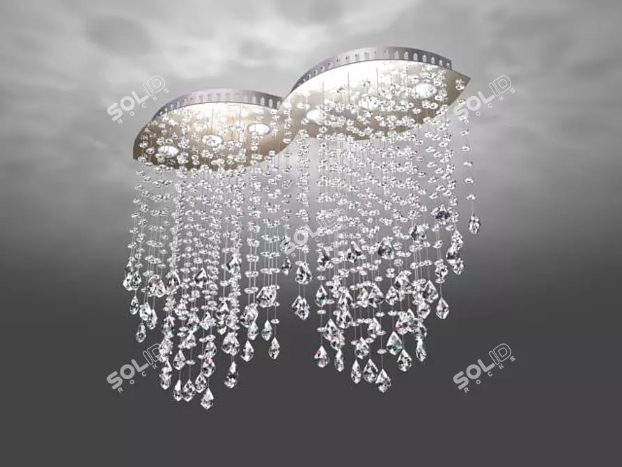 Mirage Crystal Chandelier 3D model image 1