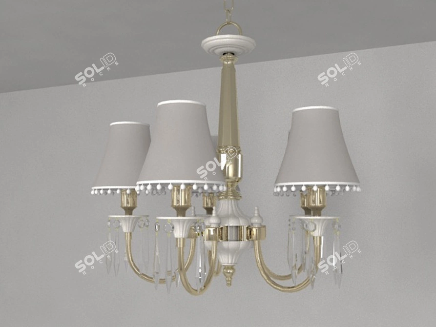 Illuminate Your Space with Christopher Hyde Pendant 3D model image 1