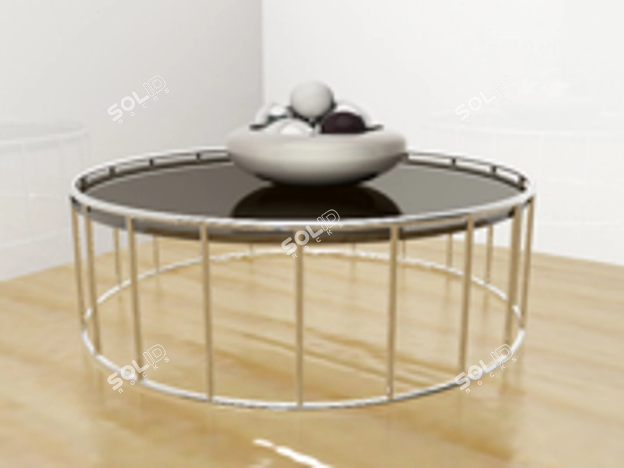 Elegant Minotti Table: Perfect Blend of Style and Function 3D model image 1