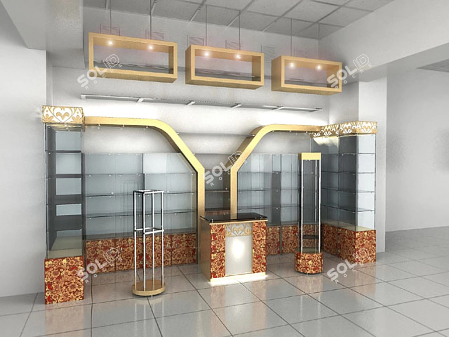 Realistic Trade Equipment Model 3D model image 1