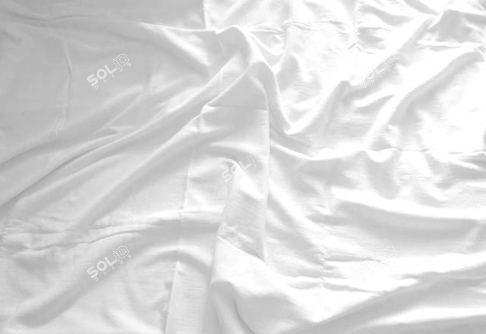 Custom-Made Vray Bed Sheet 3D model image 1