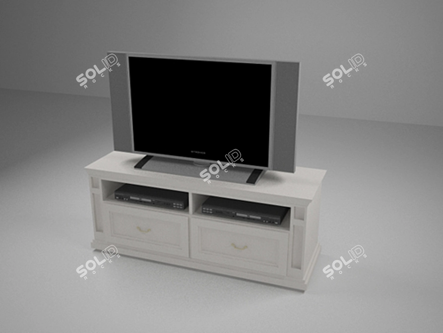 Mobiltrevi Curbstone TV Stand 3D model image 1