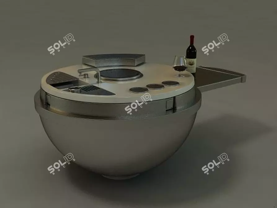 Multi-functional and Stylish Table 3D model image 1