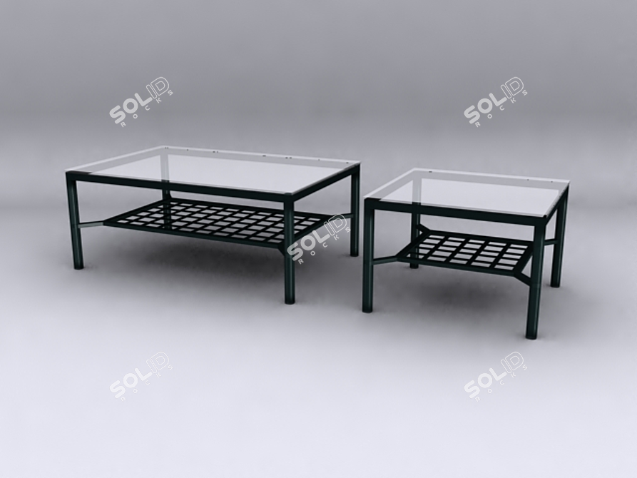 Stylish Granas Coffee Table 3D model image 1