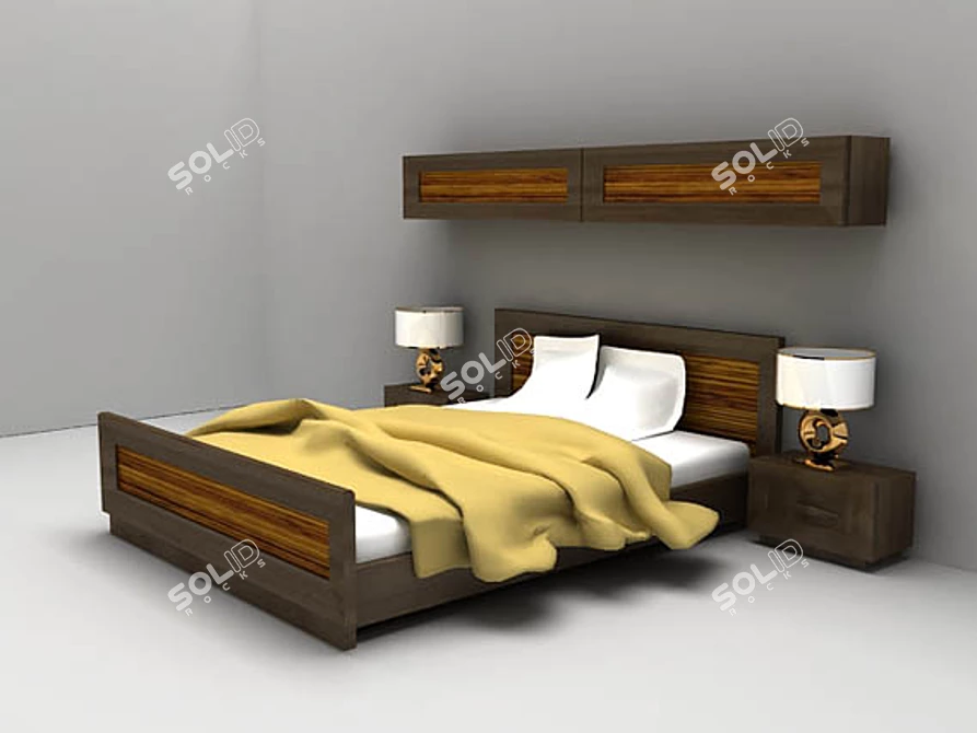 BRW Largo: Maximize Your Bedroom! 3D model image 1