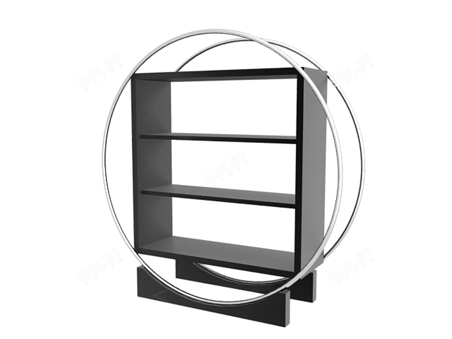 Elegant ArmaniCasa Bookcase 3D model image 1