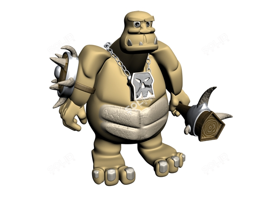 WoW Ogre Model 3D model image 1