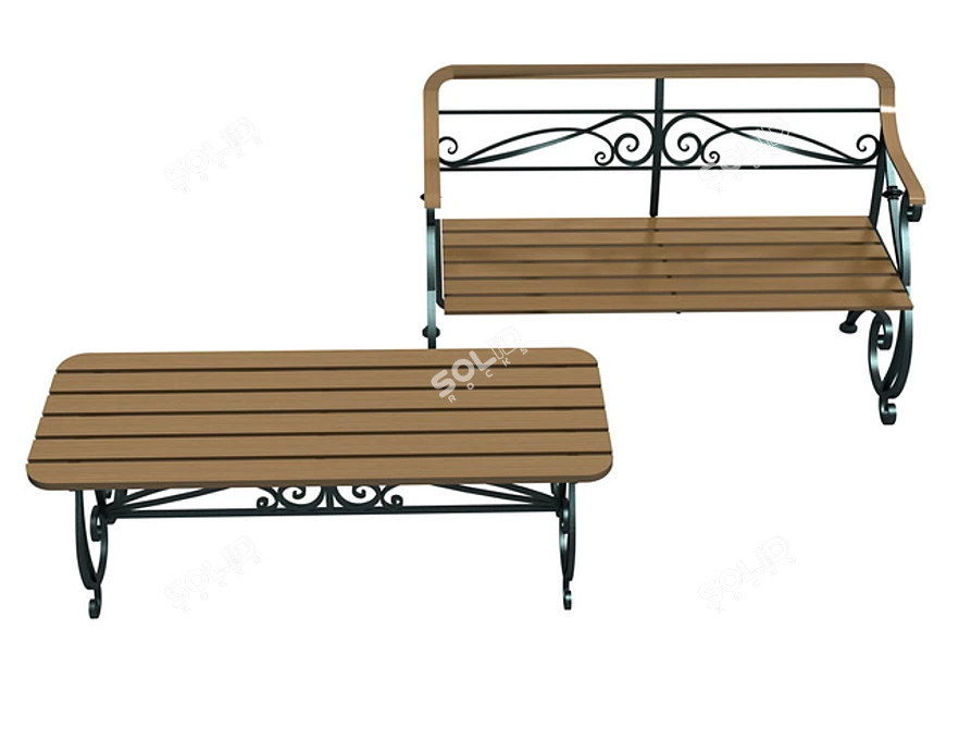 Handcrafted Trade Equipment - Skameki & Cavaletto 3D model image 1