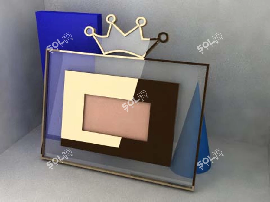 3D Max8: Innovative Photo Frame 3D model image 1