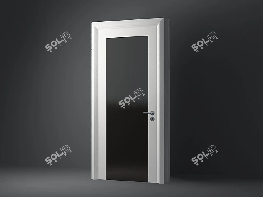 Modern GD-Dorigo Interior Door 3D model image 1