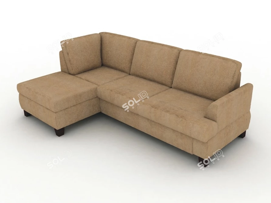 Sensual Salsa Sofa 3D model image 1