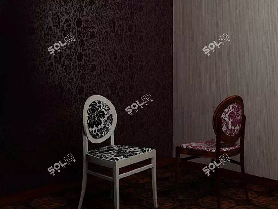 Italian Texture Chair: Notre Dame 3D model image 1