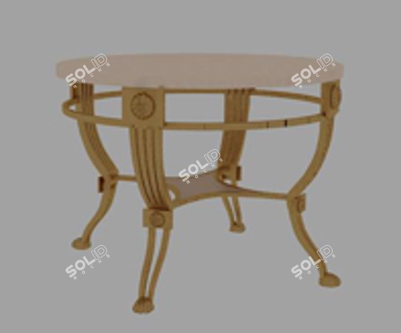 Round Table - Gather Round! 3D model image 1