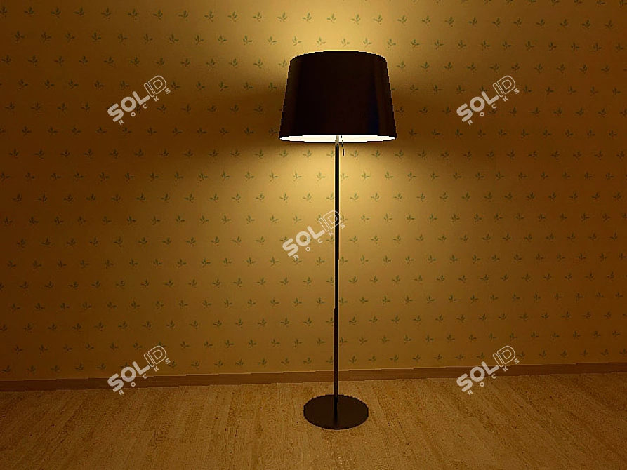 Elegant Kulla Floor Lamp 3D model image 1