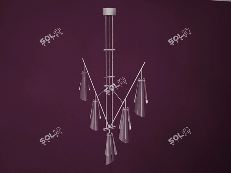 Elegant RolfBenz Lamp 3D model image 1