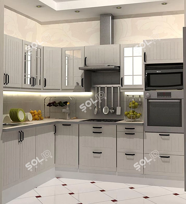 Ikea Cuisine: Deluxe Black Stot 3D model image 1