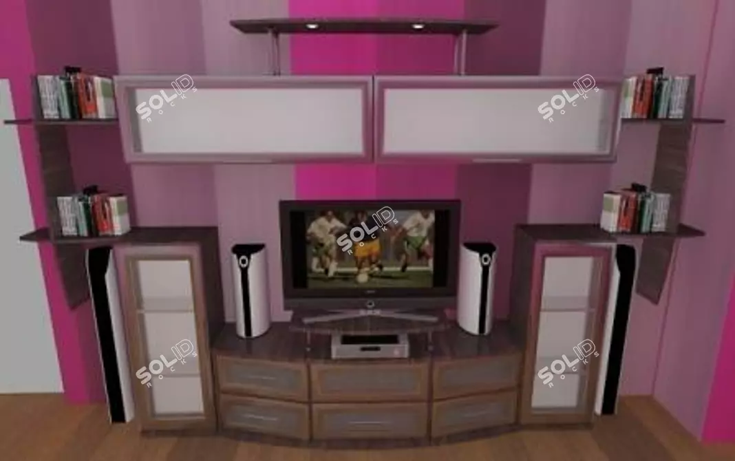 Custom-made Drawing Room Furniture 3D model image 1