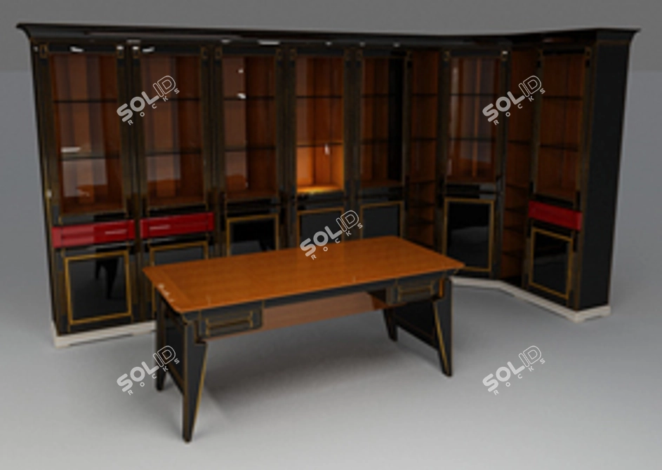 MEKRAN Manufacturer's Cabinet 3D model image 1