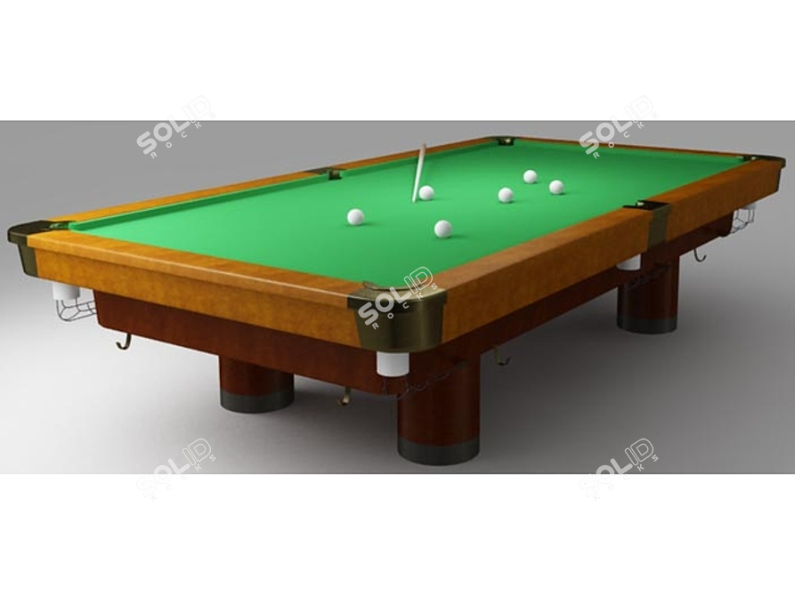 Titan1 Pro Billiard Table 3D model image 1