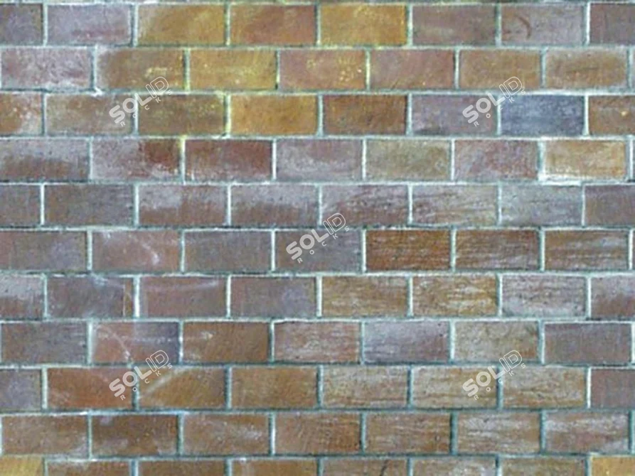 Strong, Durable Brick for Construction 3D model image 1