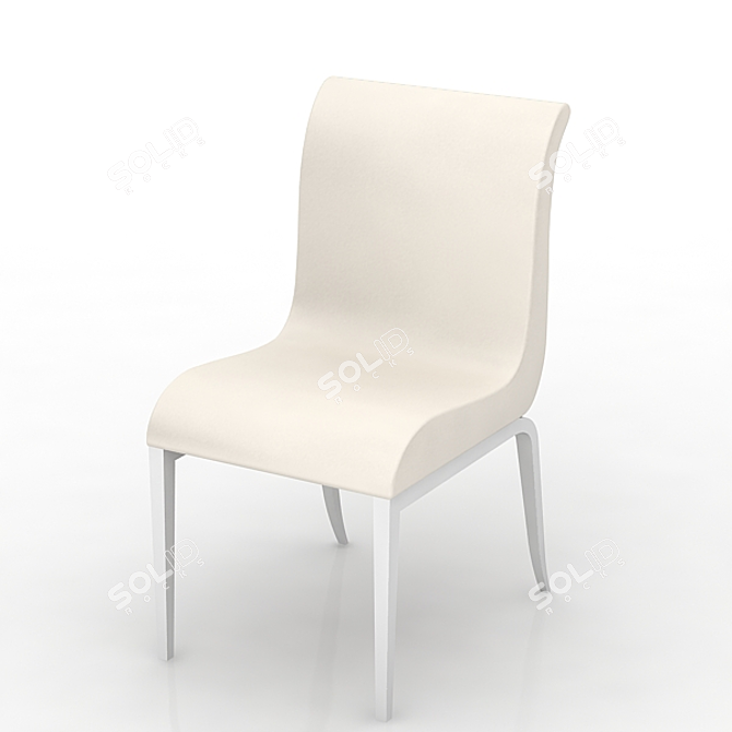 Modern Besana Chair 3D model image 1