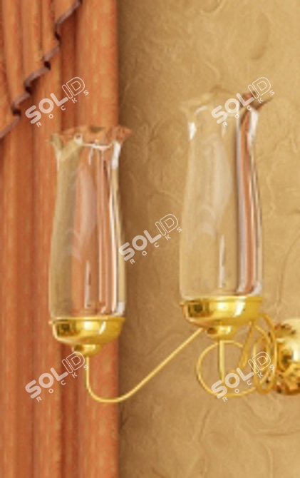 Classic Style Wall Sconce 3D model image 1