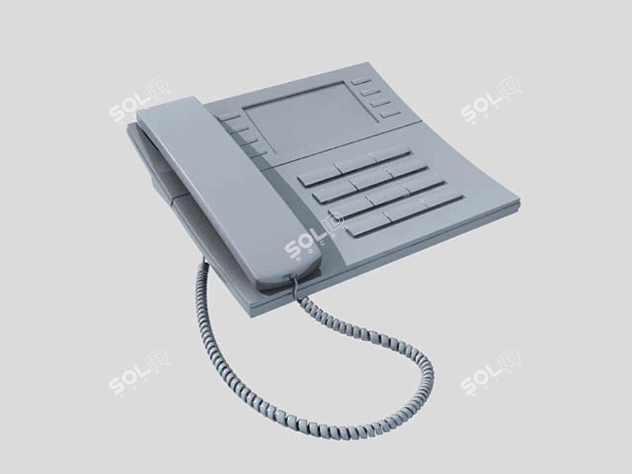 Poly Max 2009 Wired Phone 3D model image 1