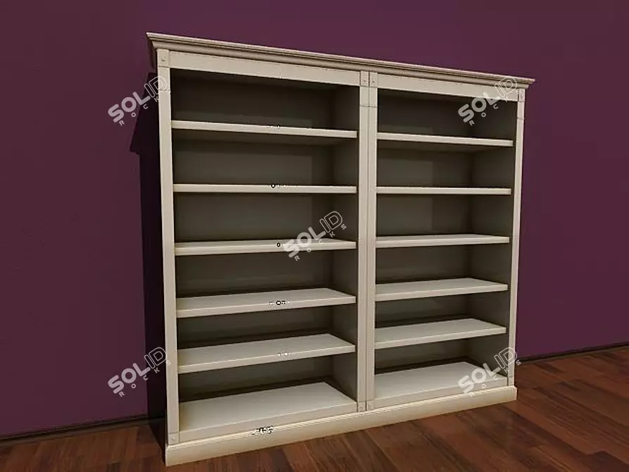 Bookshelf 3D model image 1