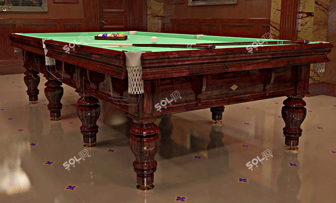 Profi President Pool Table 3D model image 1