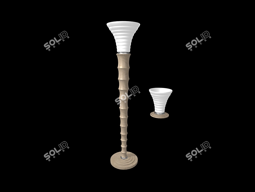 Palmus Floor & Table Lamp 3D model image 1