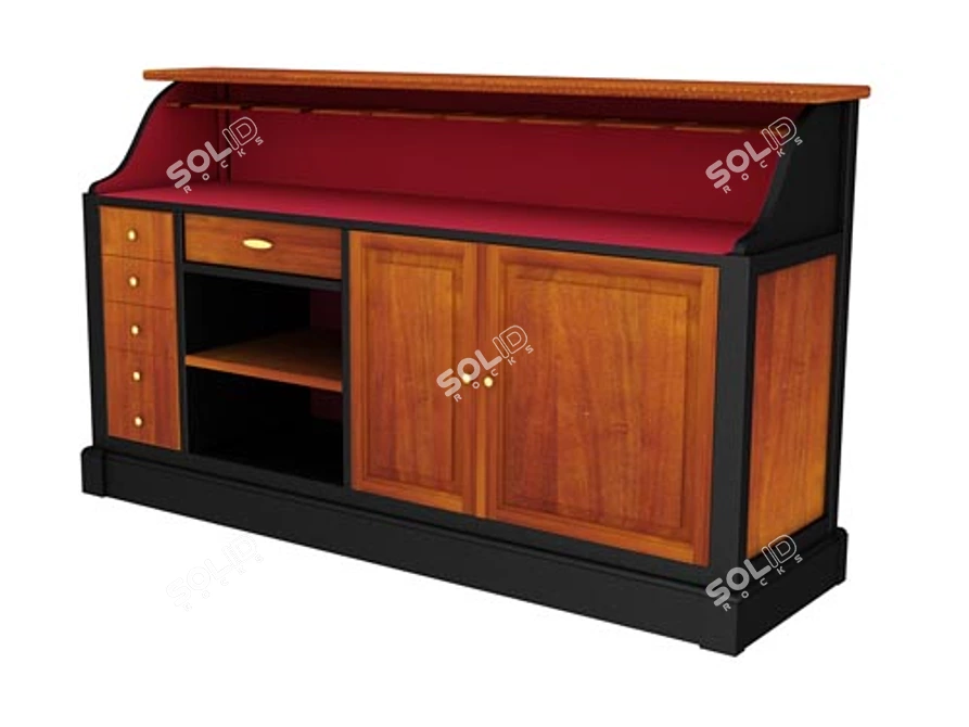 GRANGE Bar Counter 3D model image 1