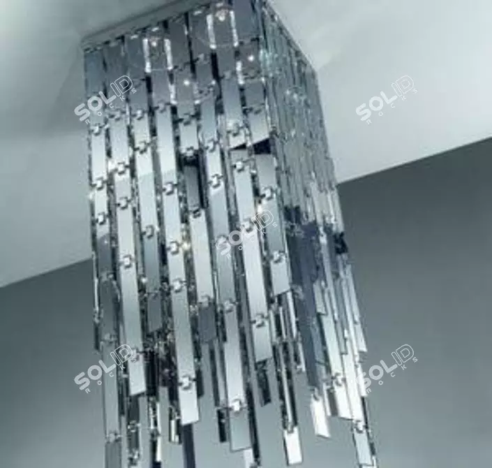 Title: AxoLight Pl Glitter Chandelier 3D model image 1