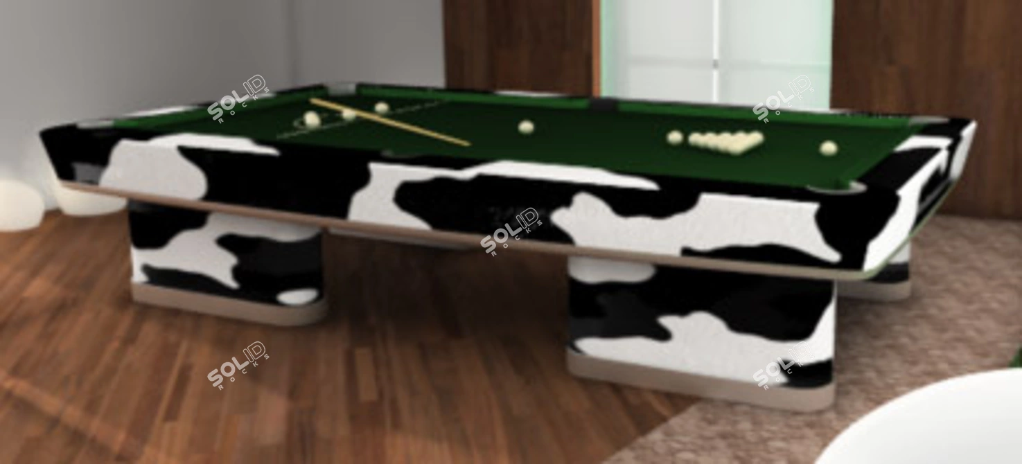 Normandia Billiard Table 3D model image 1