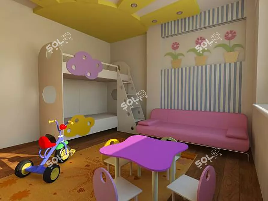 Snajt: Modern Children's Furniture 3D model image 1