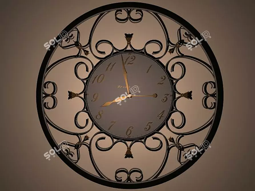 Stylish Howard Miller Clocks 3D model image 1