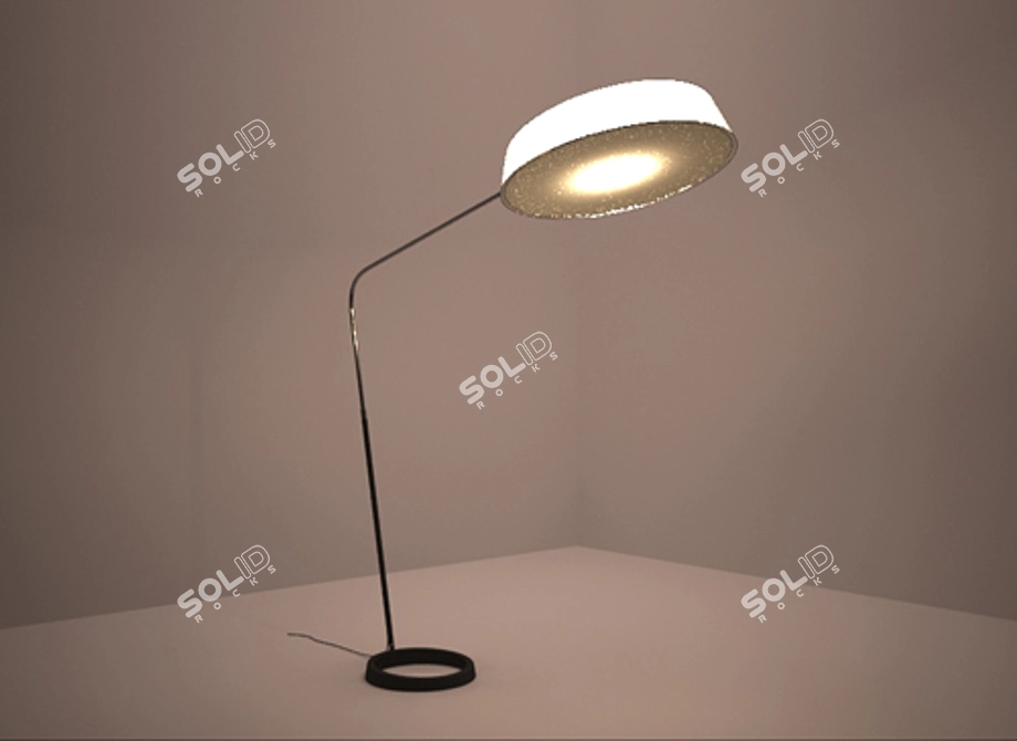 Title: Elegant Floor Lamp 3D model image 1