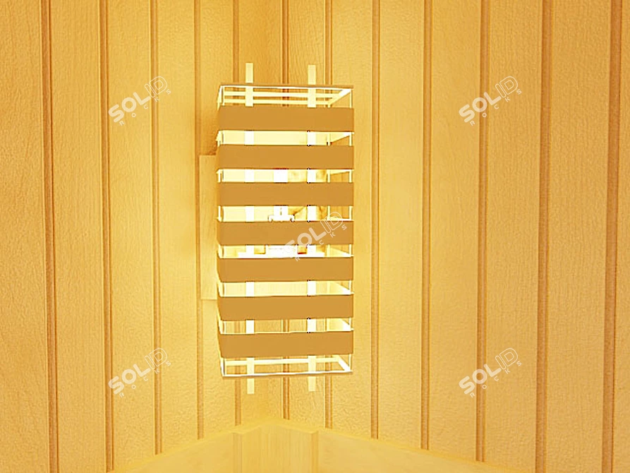 Soothing Sauna Glow 3D model image 1