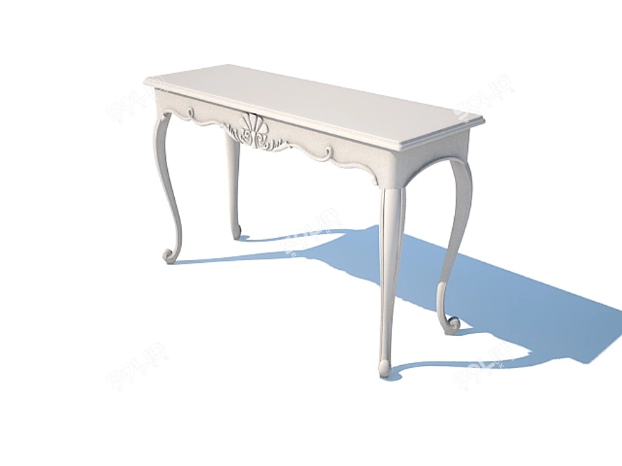 Compact Side Table 3D model image 1